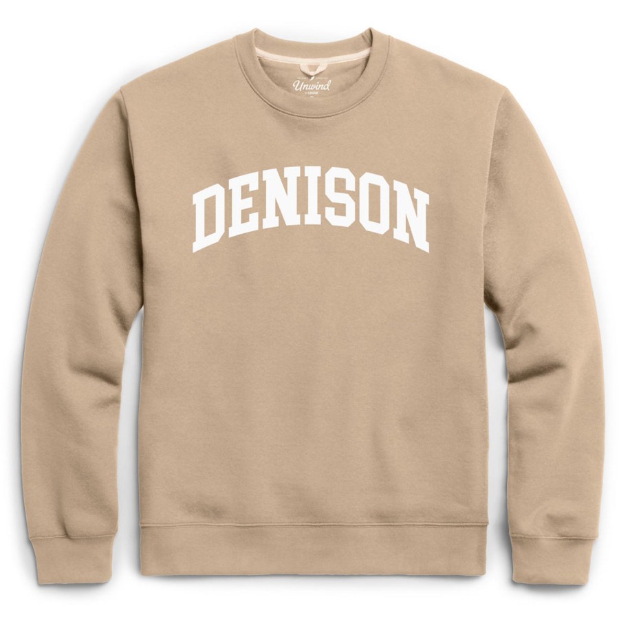 Men Shop Denison University | League Classic Oxford Fleece Crew