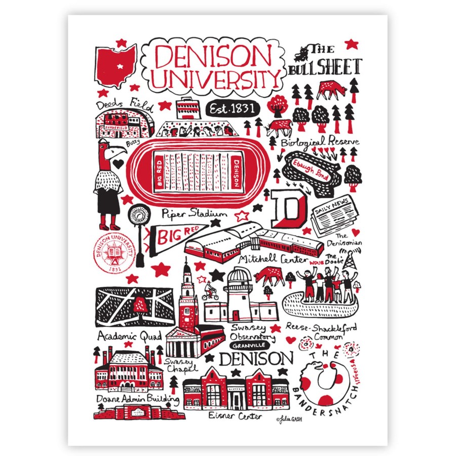 Gifts & Collectibles Shop Denison University | Denison Microfleece Baby Blanket