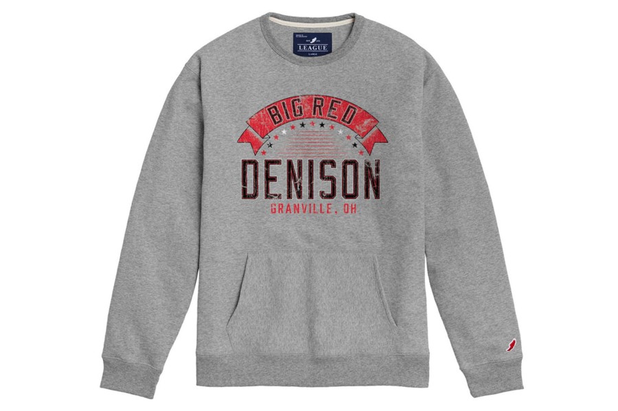 Men Denison University | League Crew With Pocket Fanfare