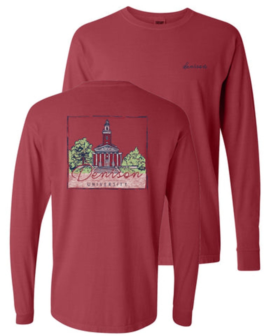 Men Shop Denison University | Summit Comfort Colors Crew Neck