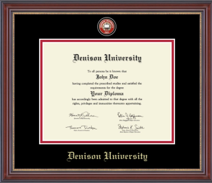 Gifts & Collectibles Denison University | Masterpiece Kensington Gold Diploma Frame