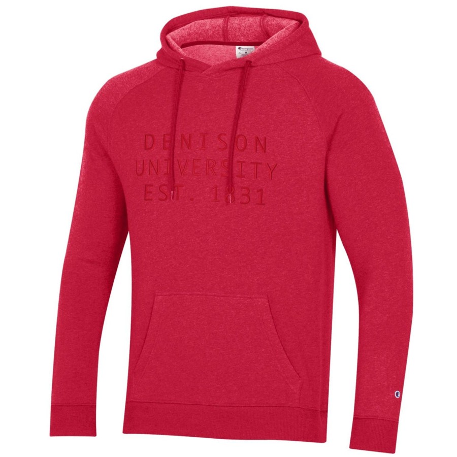 Men Shop Denison University | Champion Triumph Fleece Hood