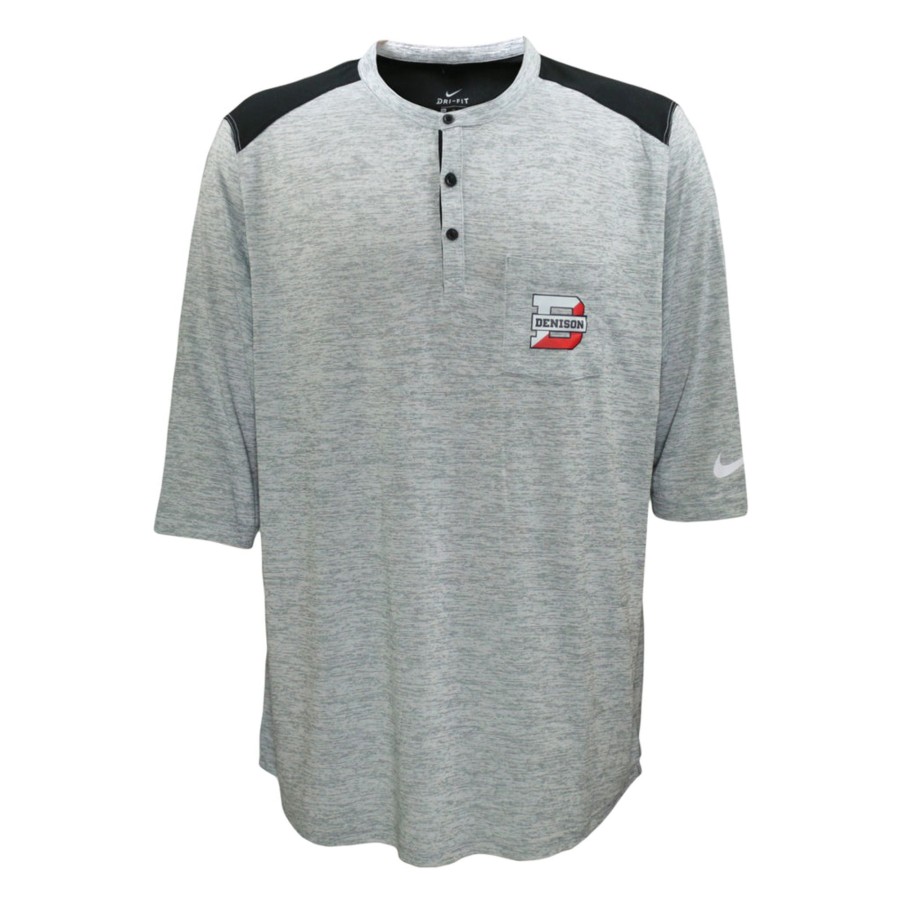 Men Nike | Henley Tee Nike Dri=Fit