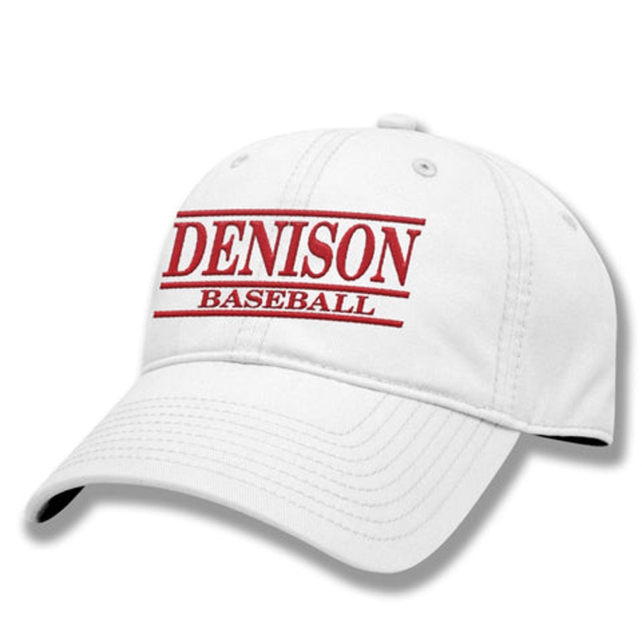 Hats Denison University | White Sport Hat (Various Sports)