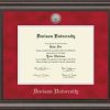 Gifts & Collectibles Denison University | Acadia Medallion Red Suede Diploma Frame