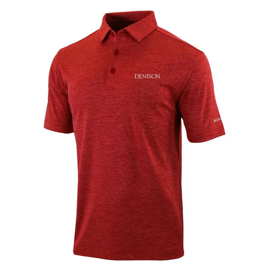 Men Shop Denison University | Columbia Omni-Wick Set Ll Polo