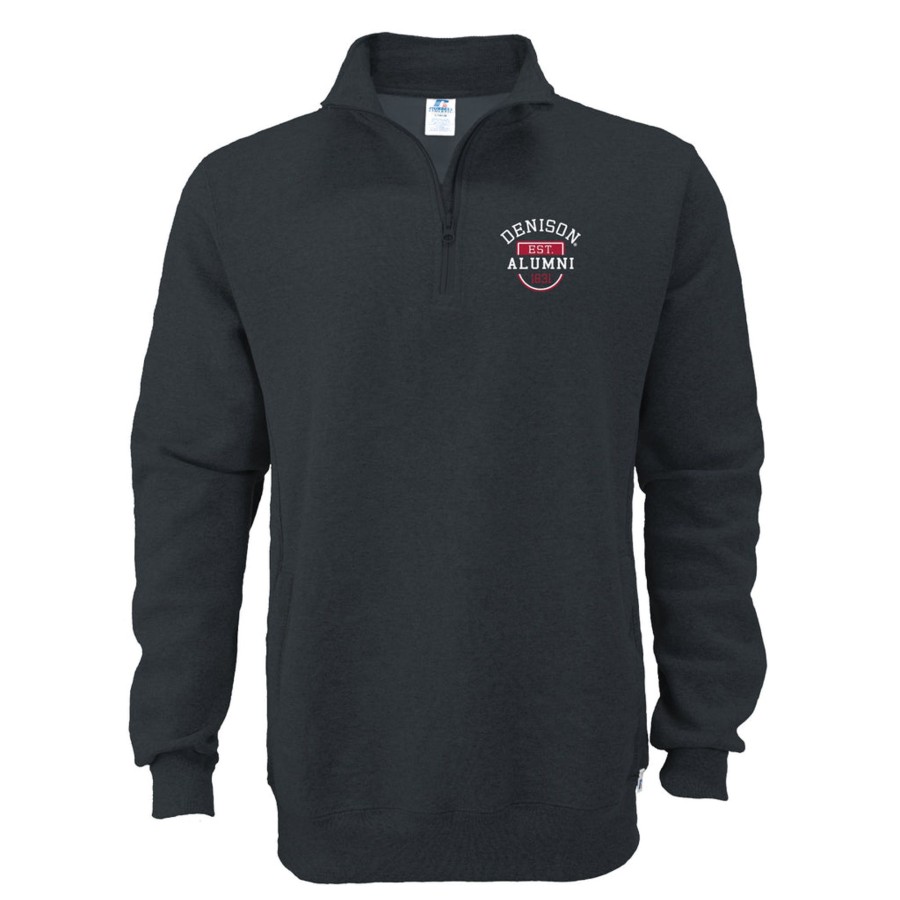 Men Shop Denison University | Russell Alumni Quarter Zip