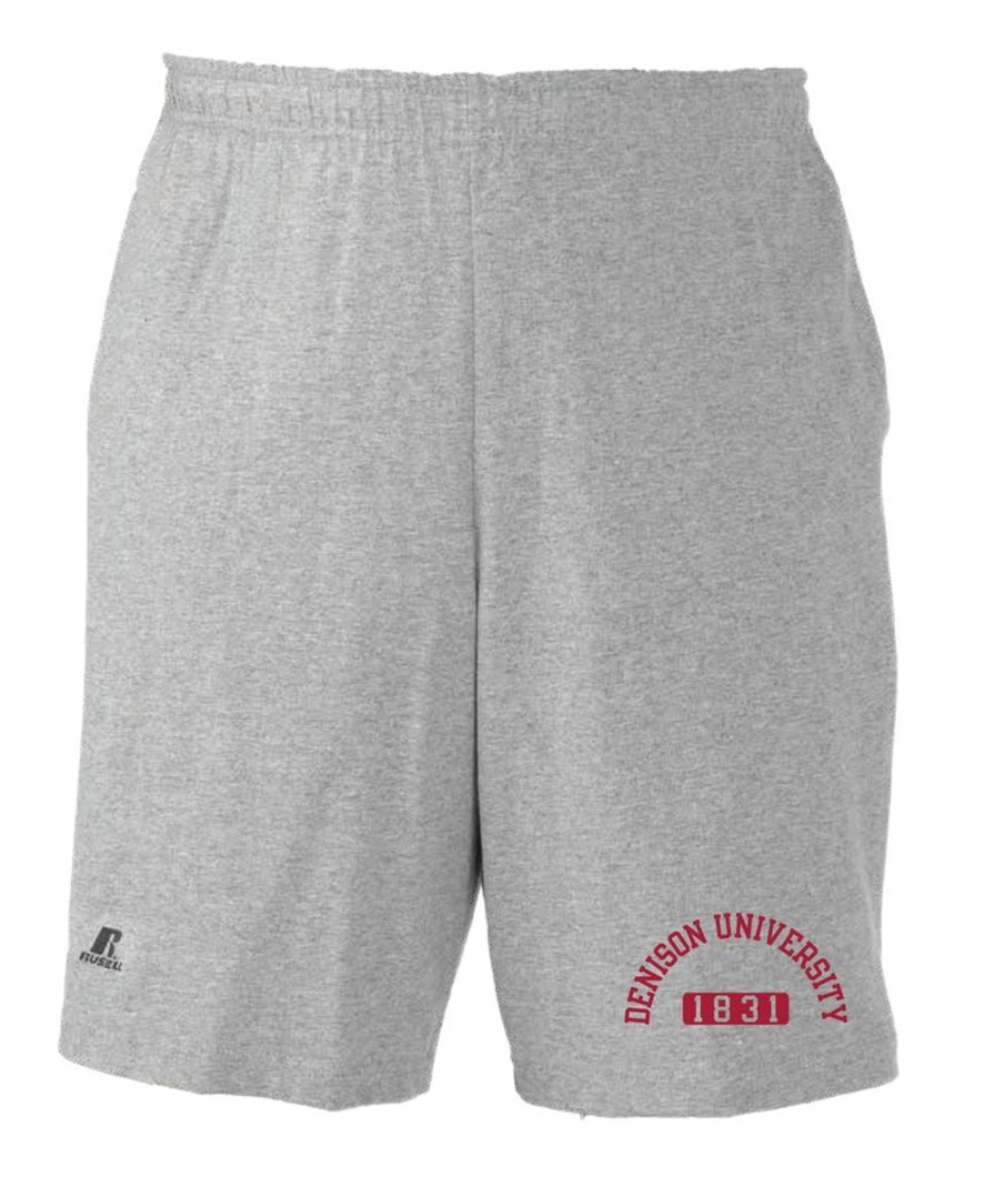 Men Shop Denison University | Russell Cotton Pocketed Shorts