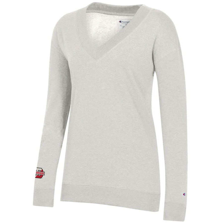 Women Shop Denison | Champion Ladies Triumph Fleece Long-Line V Neck