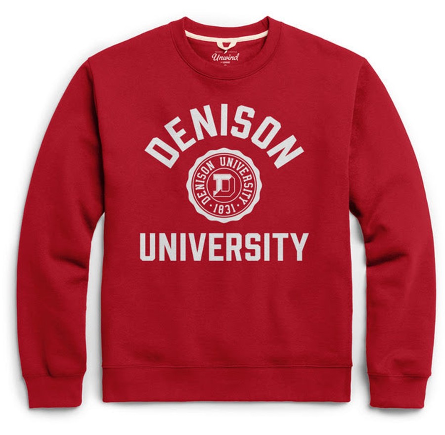 Men Denison University | League Essential Crew/Faux Seal