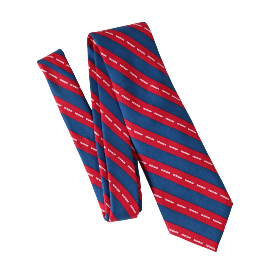 Men Denison University | Vineyard Vines College Stripe Tie