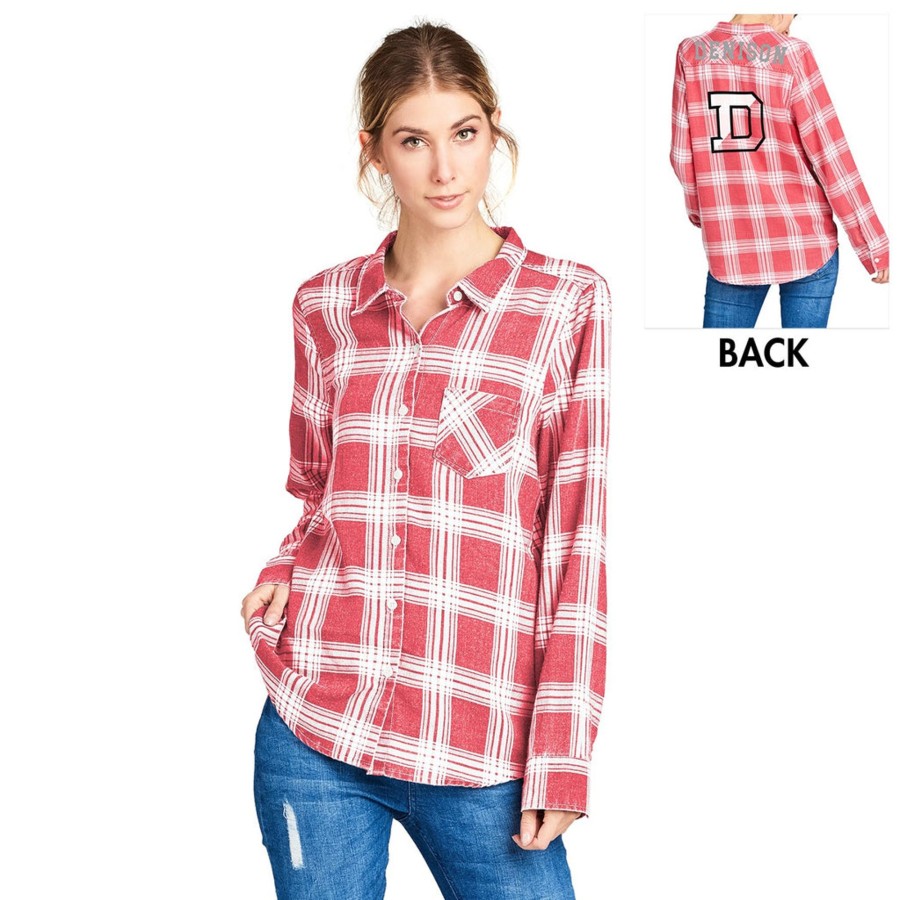 Women Spirit Jersey | Flannel Shirt By Spirit Jersey Plaid