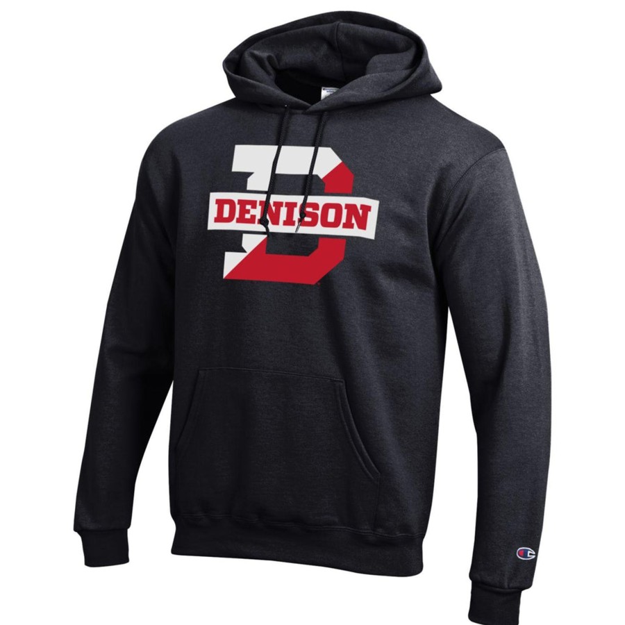 Women Shop Denison University | Champion Powerblend Fleece Hood