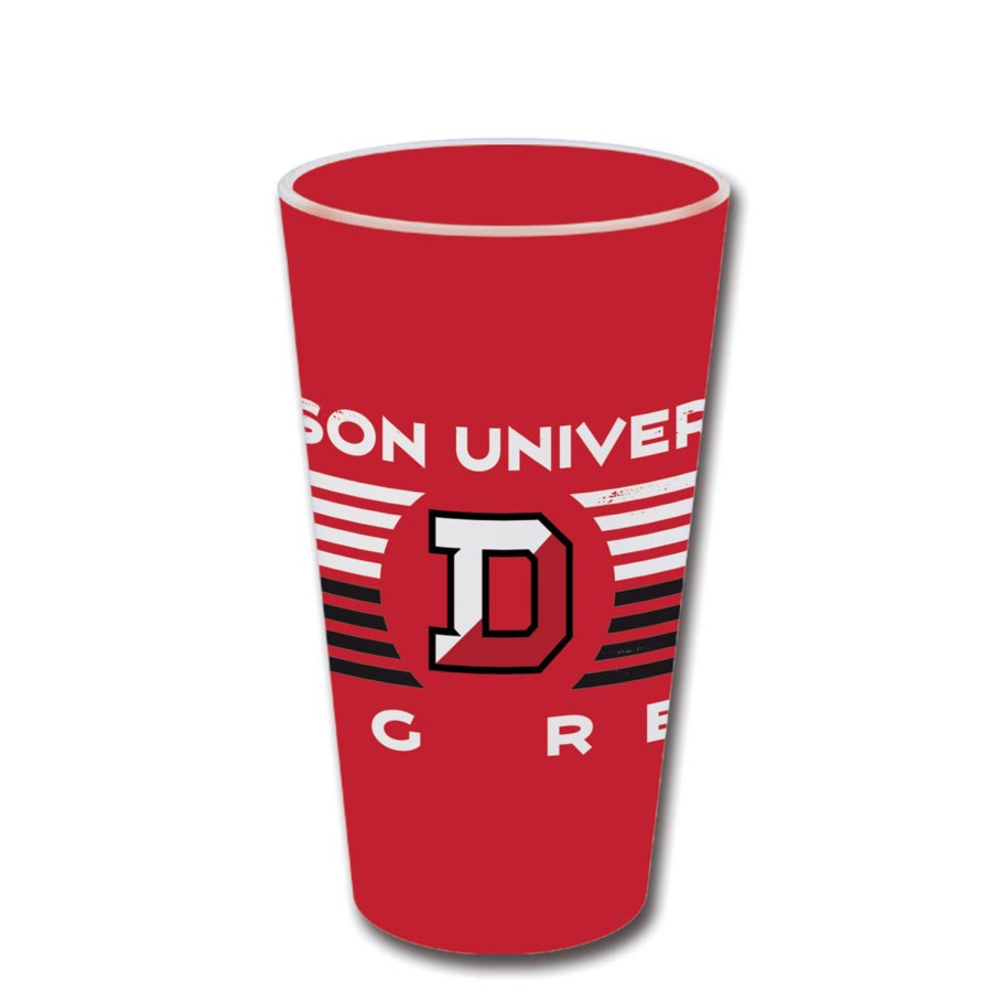 Gifts & Collectibles Denison University | Mcm Distressed Graphic Pint Glass