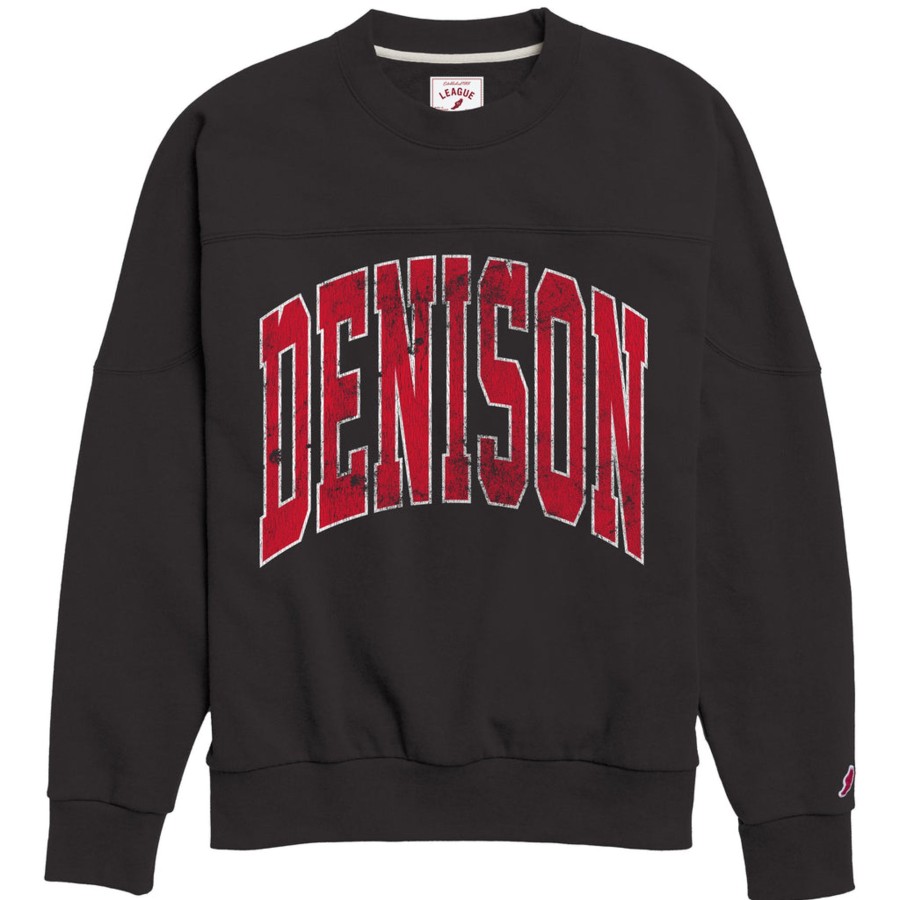 Women Shop Denison University | League Throwback Fleece Crew