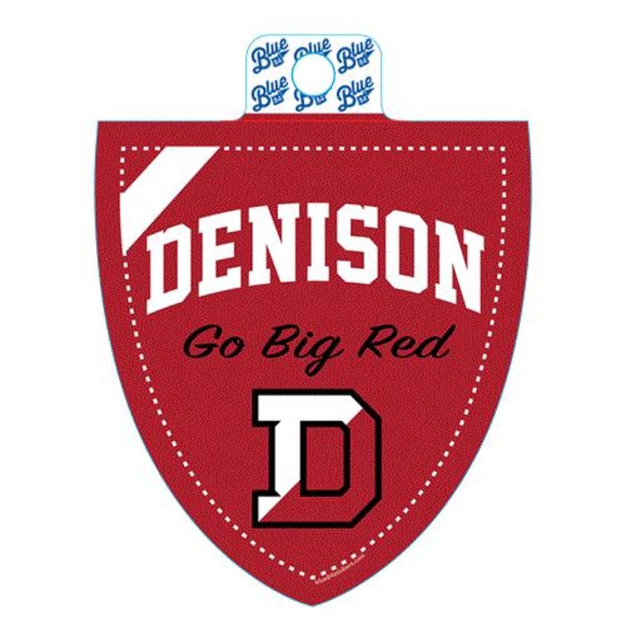 Gifts & Collectibles Shop Denison University | Denison Shield Go Big Red Sticker