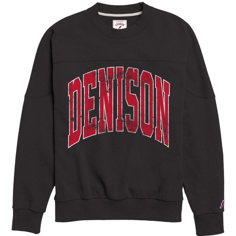 Men Shop Denison University | League Throwback Fleece Crew