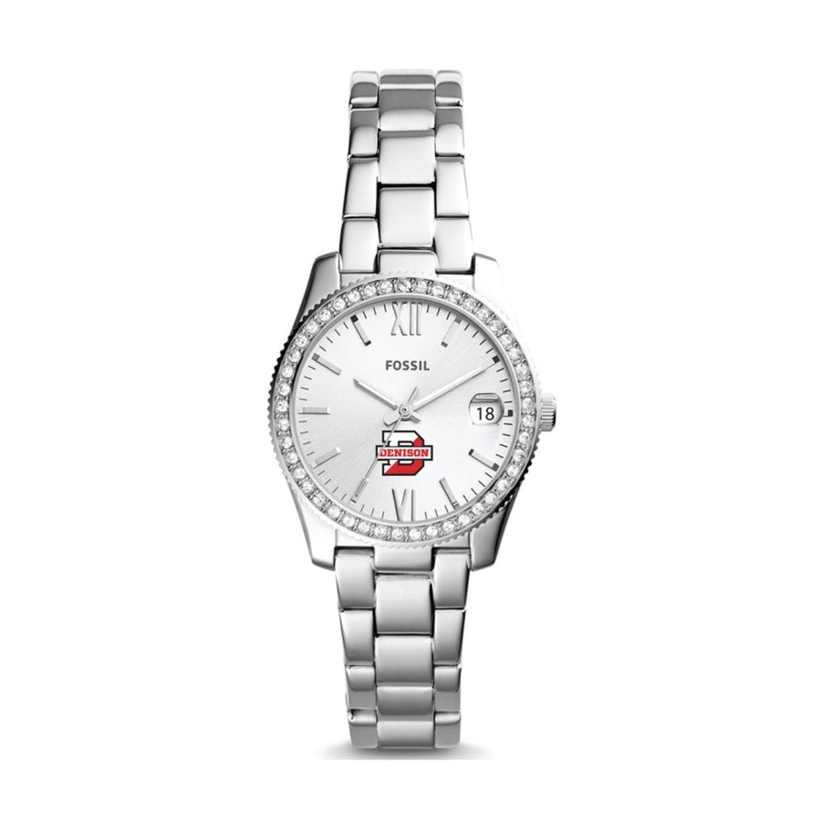 Accessories Shop Denison | Fossil Ladies' Scarlette Mini Date Stainless Steel Watch