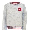 Women Shop Denison University | Sherpa Crop With Contrasting Trim