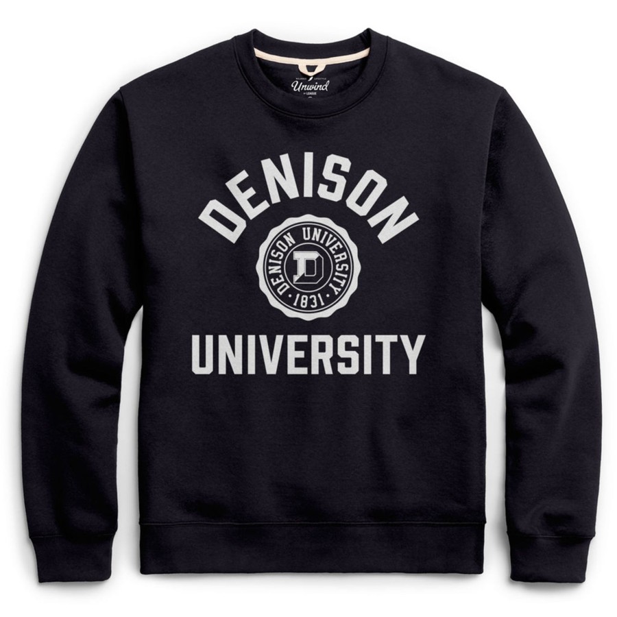 Women Shop Denison University | League Essential Crew/Faux Seal