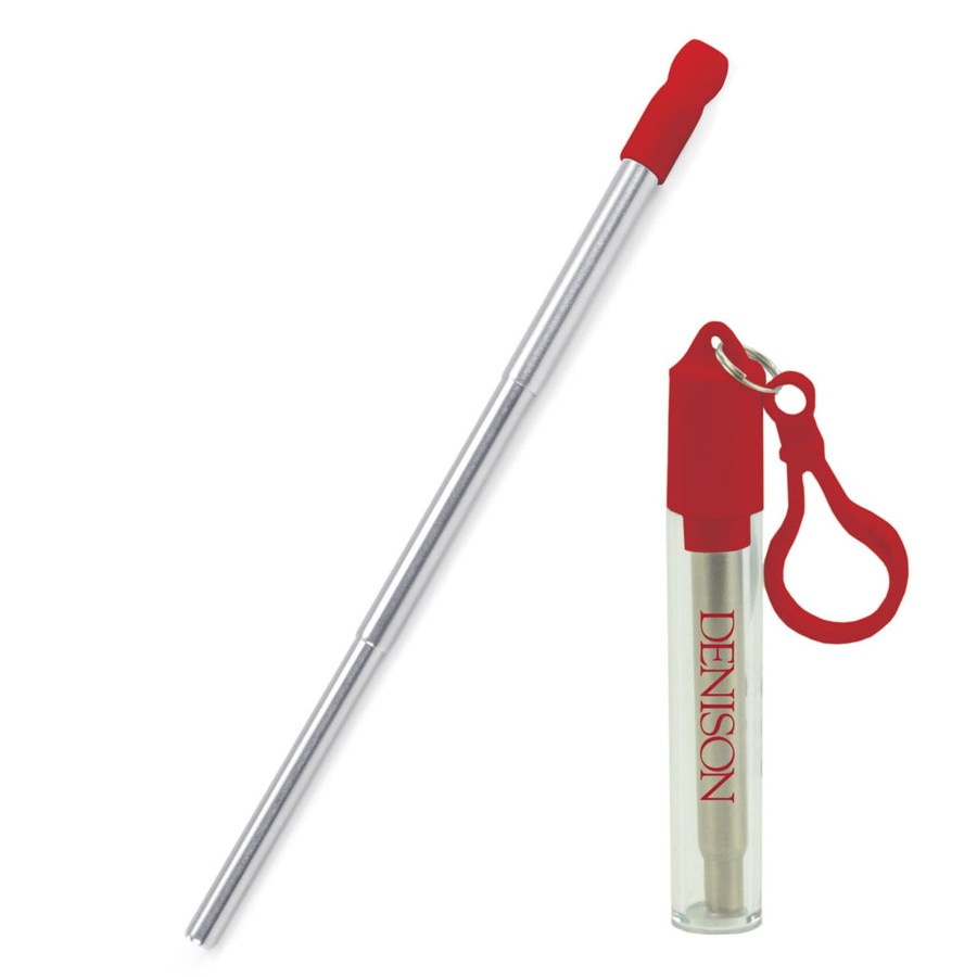 Gifts & Collectibles Shop Denison University | Collapsible Straw Kit With Brush